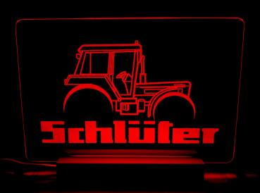 Schlüter LED Schild im mordernen Design
